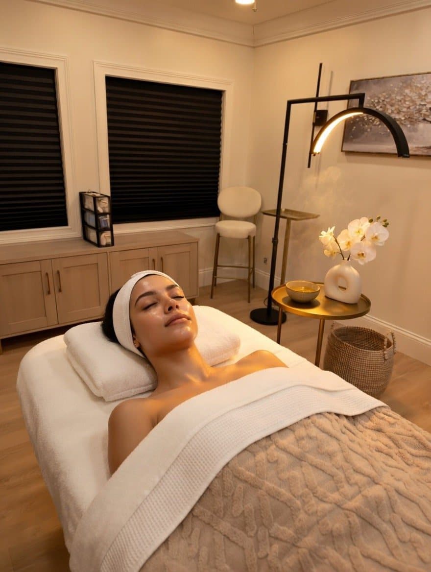 The private treatment room at Beddington Beauty