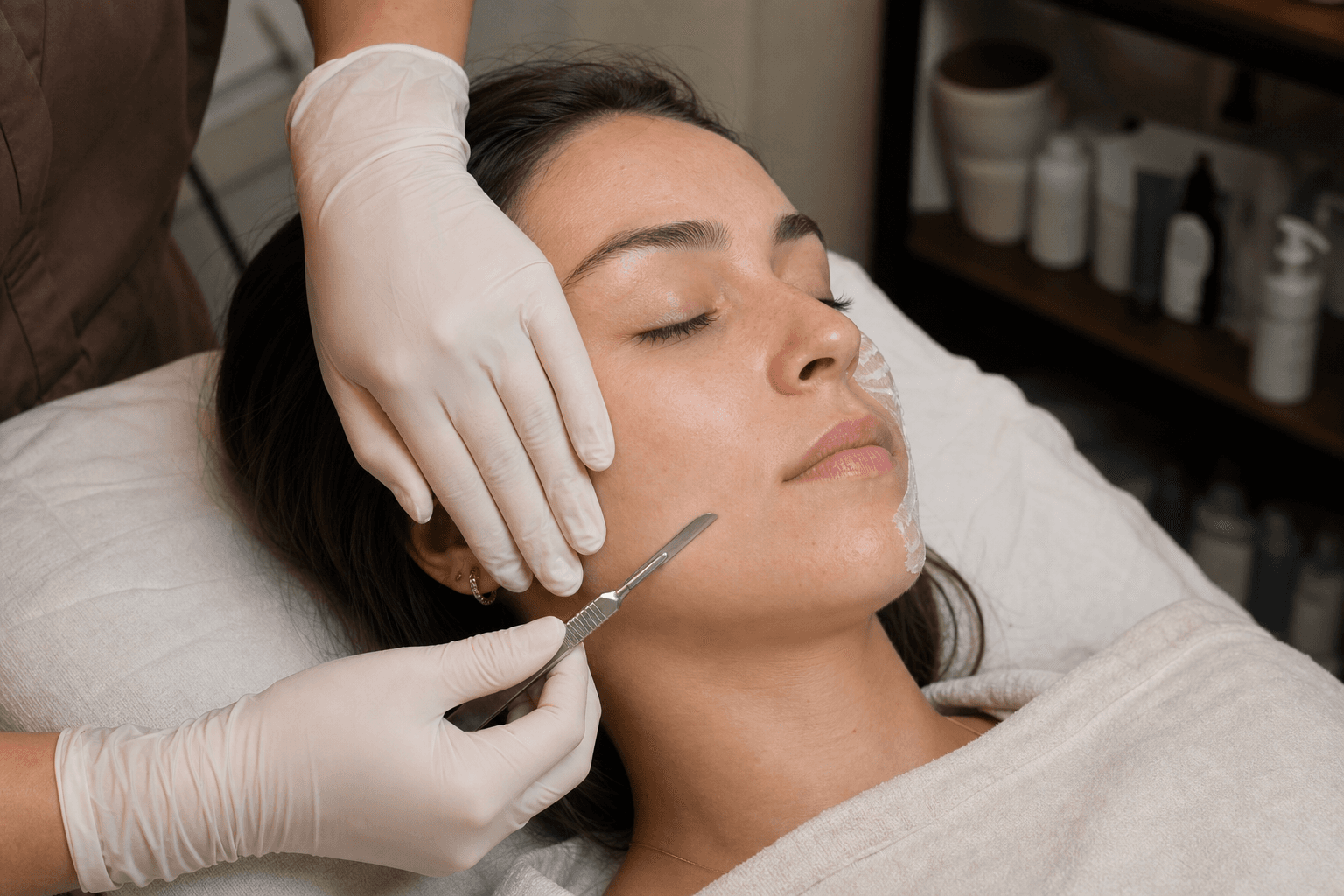 Express Signature + Dermaplane at Beddington Beauty